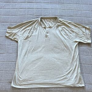 J Crew Mens Performance Henley Tee